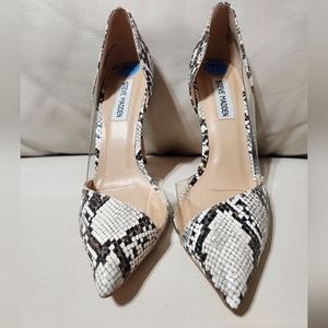 Steve Madden Snakeskin Print Pumps